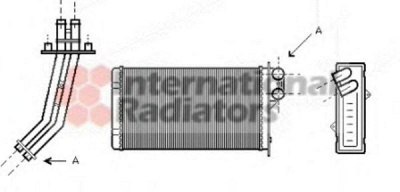 VAN WEZEL 43006170 -  Теплообменник, отопление салона